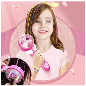 اسباب بازی لوازم آرایشی دستگاه بافت مو کوچک با نخ رنگی BRAIDED HAIR MACHINE_اسباب بازی